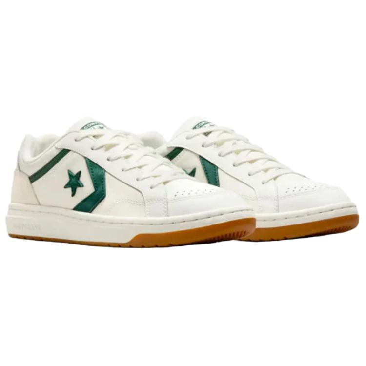 Converse Pro Blaze Classic Удобные Мягкие Низкие Кеды для Скейтбординга Мужские кроссовки Белый Зеленый A12404C