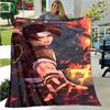 Горячая игра The King of Fighters Плед с рисунком Фланелевый тонкий плед Портативный для дома, путешествий, офиса, перекуса на обед Подарок на день рождения