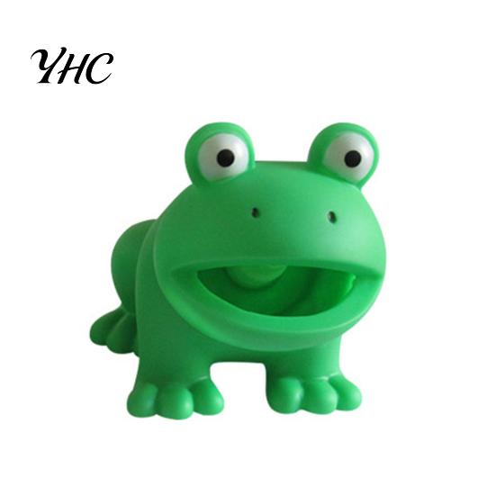 Interactive Dog Toy Chew with Sounds Effect Cartoon Frog Shaped Pet Teeth Cleaning Supplies