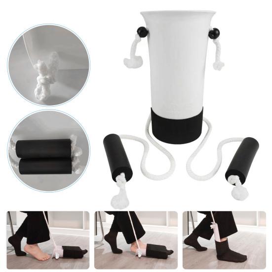 Seniors Sock Aid Device with Anti-slip Foam Elderly Disabled Pregnant Sock Puller
