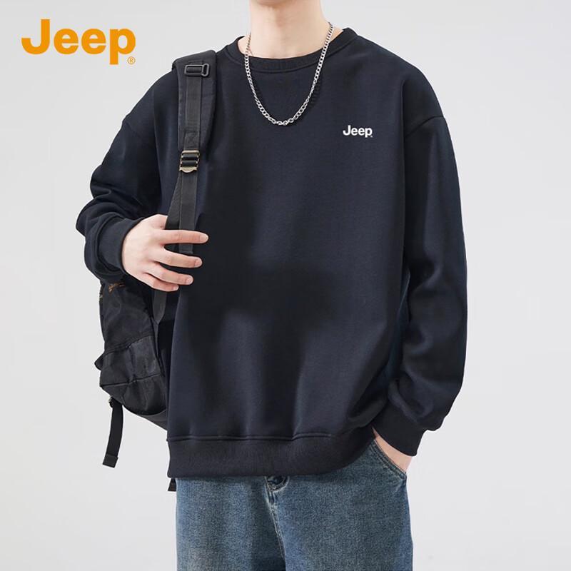 Jeep Men's Heavyweight Crewneck Sweatshirt
