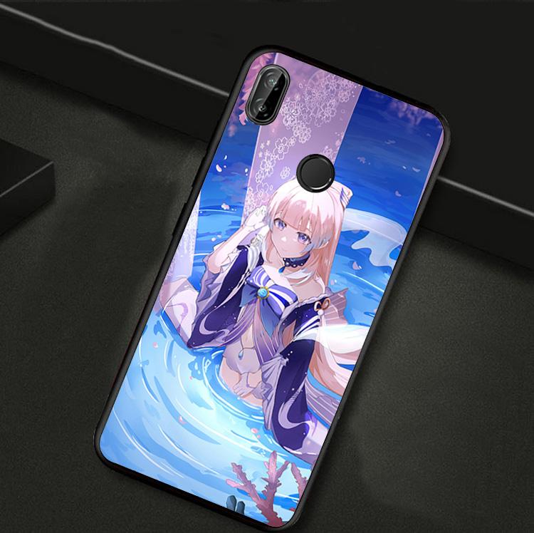 Чехол Genshin Impact Сангономия Кокоми для Huawei Nova 12i 11i 12s 8i 7i Y73 Y70 Y90 Y60 Y72 Y61 Y91 9 10 SE P30 Pro P40 Lite