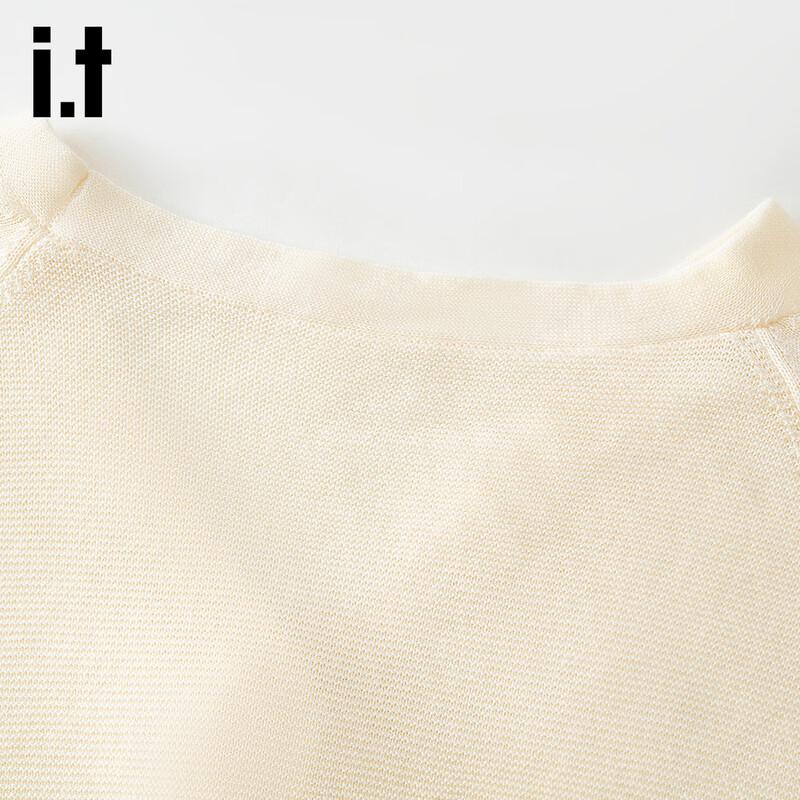 Izzue Women's V-Neck Fringe Knit Sweater