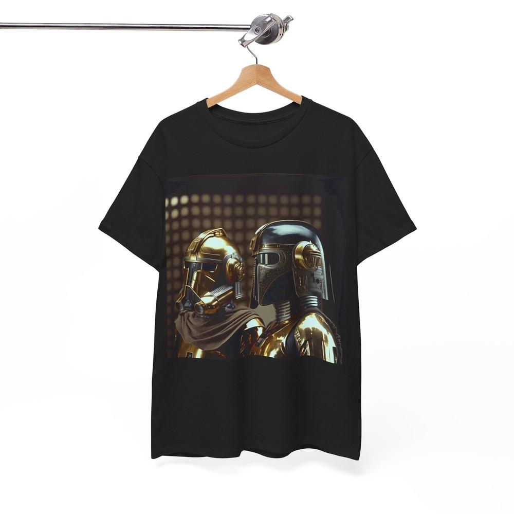 Daft Punk Band Tshirt EDM Techno Tour Merch Unisex Heavy Cotton Tee Star wars