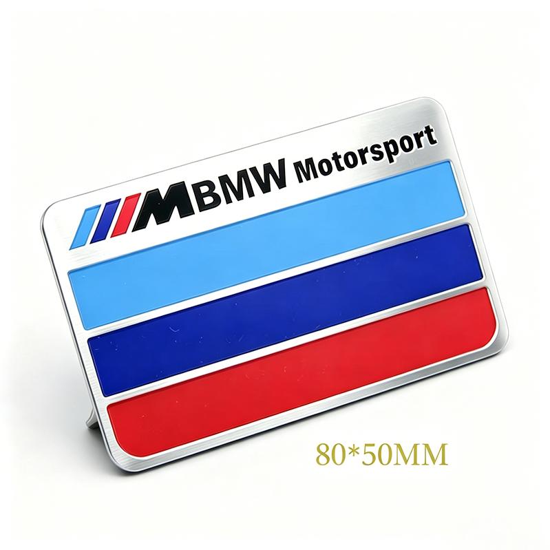 Metal Sticker Body Trunk Decal Emblem Badge Racing Style Exterior Modified Parts For BMW X1 X2 X3 X5 X4 X6 X7 iX3 F20 F10 F07 E7 WM0