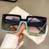 Fashion Square Oversized Sunglasses Women Big Frame Colorful Sun Glasses Men Unisex Gradient Hip Hop Shades