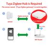 Tuya Zigbee Дверной и оконный магнитный датчик Беспроводное подключение Умный дом Беспроводные дверные детекторы Дверная магнитная автоматизация