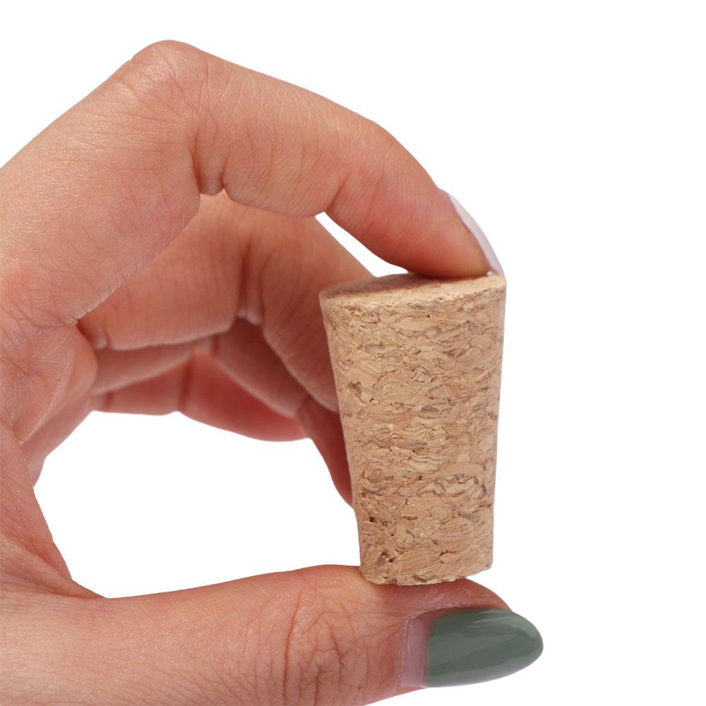 10Pcs Reusable Bottle Corks 22mm Sealing Plug Wine Set Wood Wine Corks Stopper Home Brewing Wine
