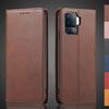 Magnetic Attraction Leather Case for OPPO Reno 5F Reno5 F /Reno 5 Lite / A94 4G Holster Flip Cover Case Wallet Bags Fundas Coque