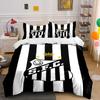 "Black White Striped S.F.C Set" Bedding Duvet Cover Set Duvet Cover Pillowcases  (1 * Duvet Cover 2 * Pillowcases, without duvet insert)