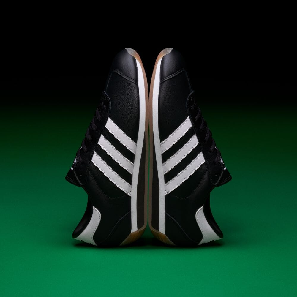 Adidas COUNTRY II Core Black Sneakers ORIGINALS Unisex T Toe Shoes ID6600 Core Black / Footwear White / Carbon