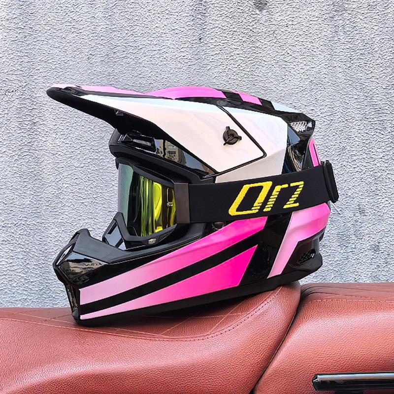 Orz Off-Road Helmets Kids Teens Electric Bike Helmets Men and Women Rally Helmets Mountain Bike Riding Downhill