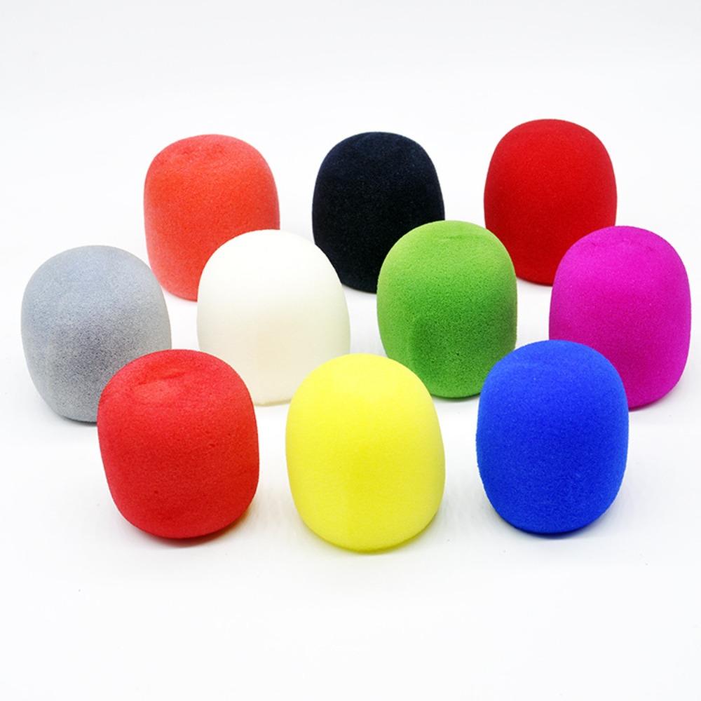 10PCS Reusable Microphone Cover Colorful Mic Covers for Microphones Mic Cover  Karaoke