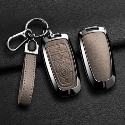 Чехол для автомобильного ключа в стиле сплава для Ford Maverick Focus Edge Explorer Expedition Everest Fusion Mondeo Mustang 3/4/5 кнопок