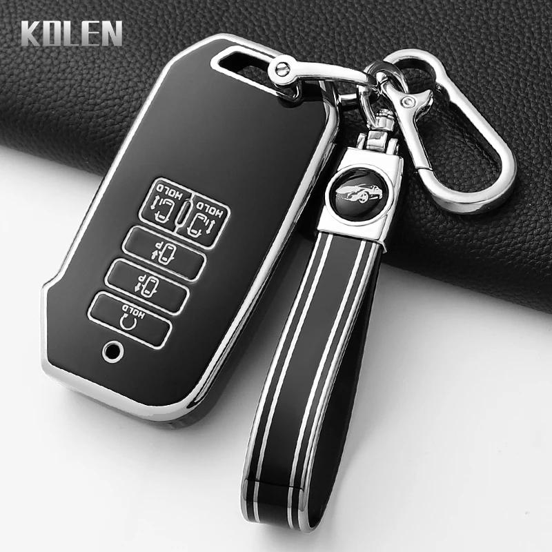 Модный ТПУ Чехол для Автомобильного Ключа Брелок Для Kia K2 Kx Rio Sorento K4 Cerato Forte Picanto Stonic Carnival Niro Morning Verna Sportage