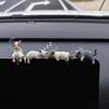 Adorable Sleepy Kitten Car Ornament - Central Control Display Decoration