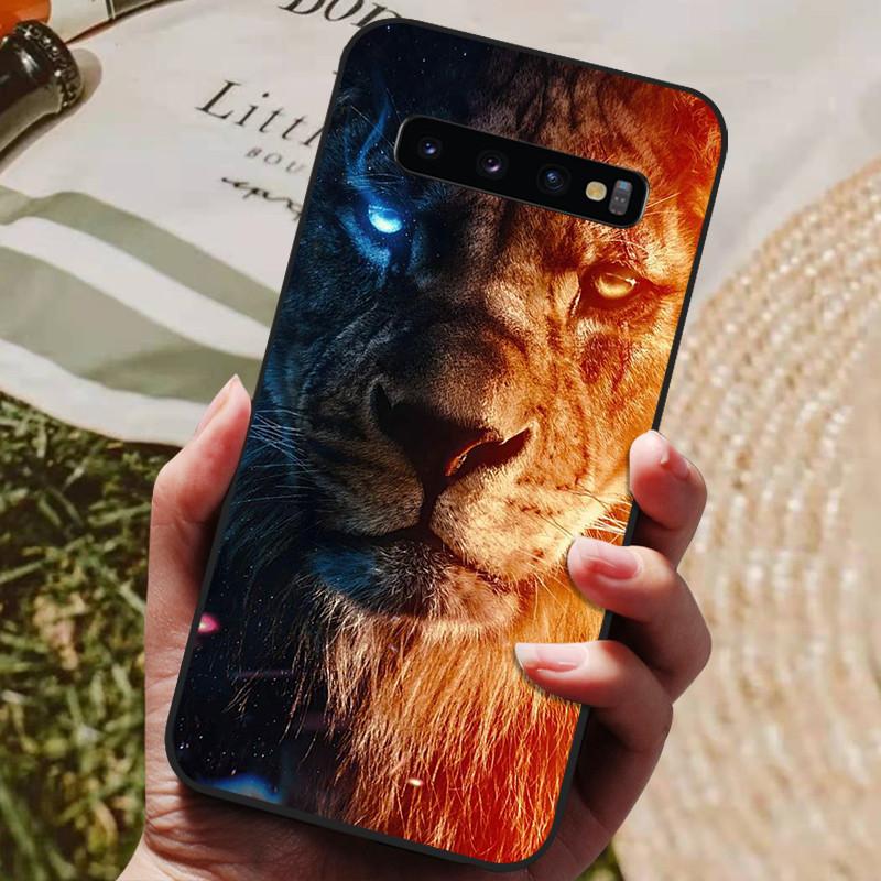 Чехол для Samsung S10 Plus Мягкий силиконовый чехол Черный бампер ТПУ Для Samsung Galaxy S10 S10E S 10 S10plus Чехлы для телефона Задние крышки