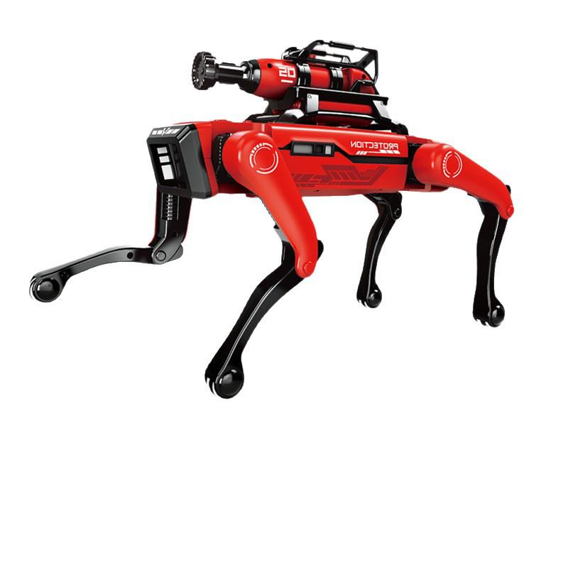 Умный робот-собака: Интерактивная обучающая игрушка для науки и программирования с симуляцией городского пожарного