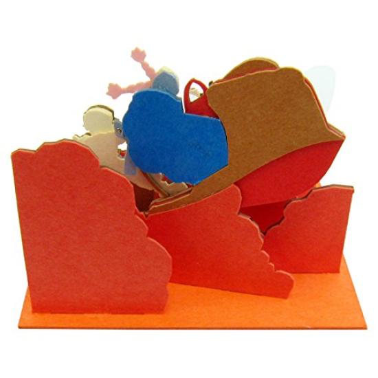 Sankei Studio Ghibli mini Небесный замок Theta Rescue Paper Craft Laputa Немасштабный MP07-17