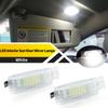 2 шт. Светодиодная подсветка зеркала в козырьке салона Для Skoda Fabia 00-08 Superb 08-17 Для Seat Altea 04-19 Alhambra MK1 00-10