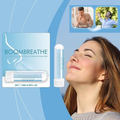 Травяной ингалятор для облегчения заложенности носа, освежающий и успокаивающий кровообращение травяной уход, носовая ингаляция для более ровного дыхания. 1,8 мл
