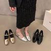 Height Increase Thick Heel Mary Jane Single Shoes Women's Shoes 2025 New Spring and Autumn Fashion Temperament with Skirt Evening Shoes Small Leath