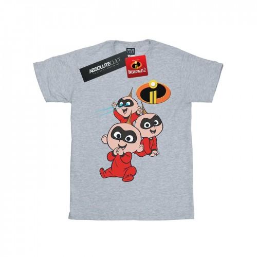 Disney Womens/Ladies The Incredibles Jak Jak Cotton Boyfriend T-Shirt