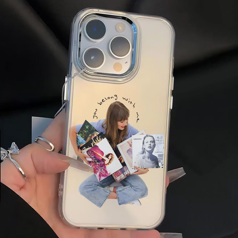 S-Swift Singer T-Taylor Чехол для телефона для iPhone 17 16e 16 15 14 13 12 11 mini Pro Max X XR XSMAX 8 7 Air Plus Прозрачная крышка
