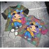 Korean Tie-dye Short-sleeve T-shirts for Women in Summer, Loose Casual Slimming Versatile Pullover Tops