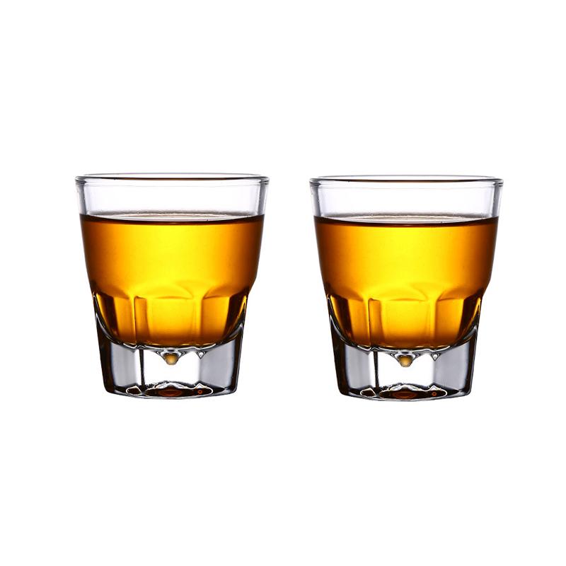 Стакан для виски с толстым дном 145 мл/240 мл, прозрачная чашка для эспрессо, классический бокал для бренди, изысканный бокал для вина, стеклянная посуда для вечеринок и баров