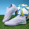 Youth Soccer Cleats Grass Fields Kids Training Shoes With Rubber Outsole TPU Studs
