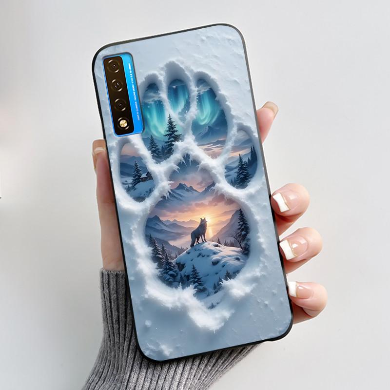 Чехол для TCL 20S 20L 20L+ 20 Pro 5G Роскошный Милый Кролик Любовь Забавный Черный Мягкий Силиконовый Чехол для Телефона для TCL20 20Pro 5G Задняя Крышка