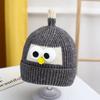 Autumn and Winter Children's Thickened Warm Hat Infant and Toddler Woolen Hat Korean Style Baby Pullover Ear Protection Windproof Knitted Hat