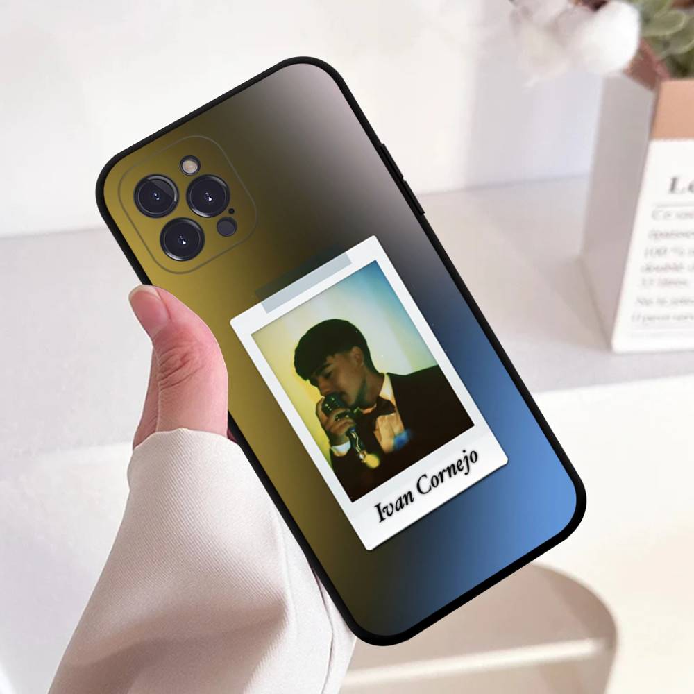 Чехол для телефона I-Ivan Cornejo Rapper Черный Матовый Для iphone 17 Air 16 15 14 13 12 11 Pro Max Plus Задняя крышка ТПУ Мягкий чехол