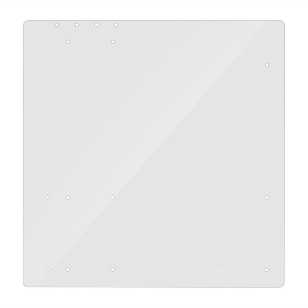 Open Frame Transparent Acrylic Overlock Computer Case DIY Base Stand For M ATX Motherboard