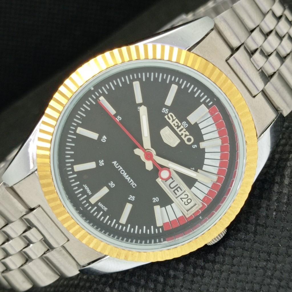 ОТРЕМОНТИРОВАННЫЕ ВИНТАЖНЫЕ ЯПОНСКИЕ МУЖСКИЕ АВТОМАТИЧЕСКИЕ ЧАСЫ SEIKO С ПРОЗРАЧНОЙ ЗАДНЕЙ КРЫШКОЙ a305118-9