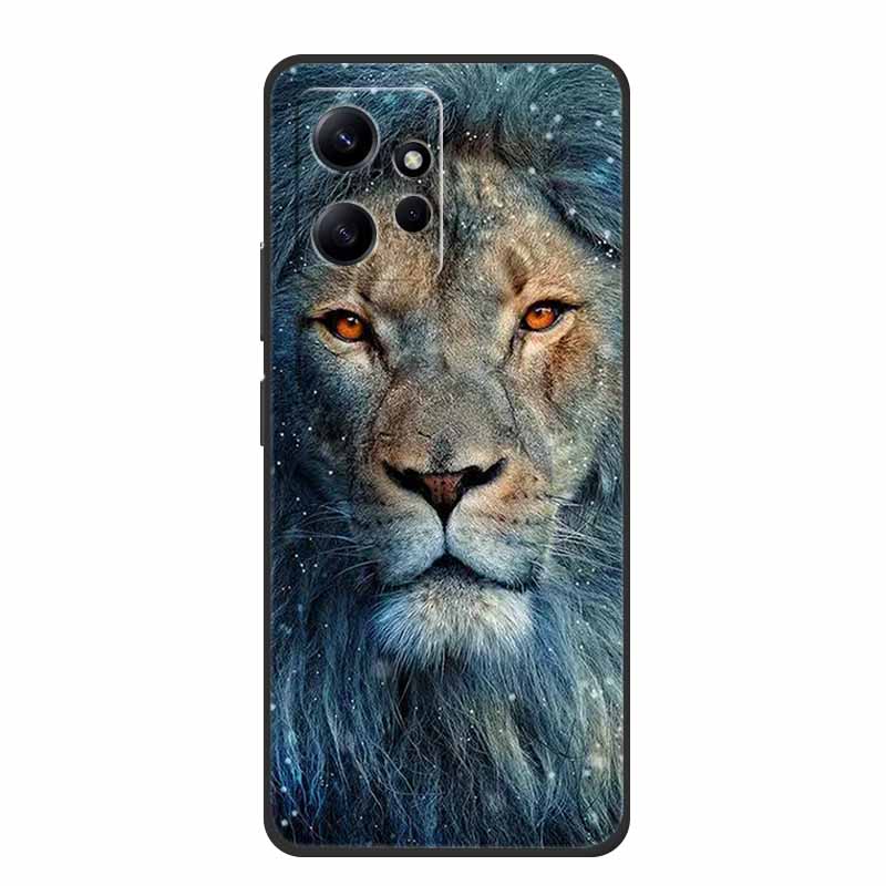 For Xiaomi Redmi Note 12 4G Case Animals Soft Silicone TPU Phone Cases Back Cover for Redmi Note12 4G Fashion 23021RAA2Y Fundas