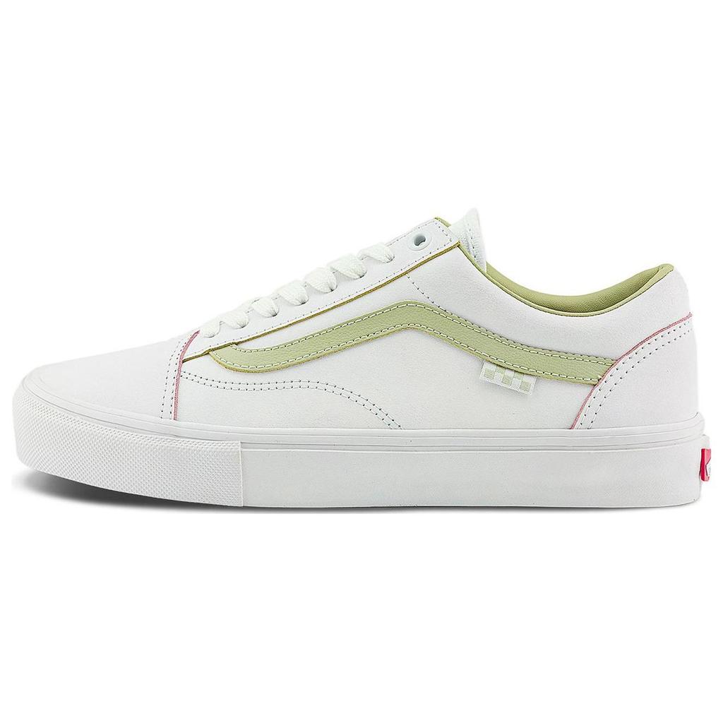 Vans Серия Old Skool Удобные Низкие Кеды для Скейтбординга Унисекс Кроссовки Белые VN0A5FCBD7V