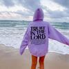 Новая серия товаров с надписью TRUST Printed для мужчин и женщин, модная толстовка с капюшоном