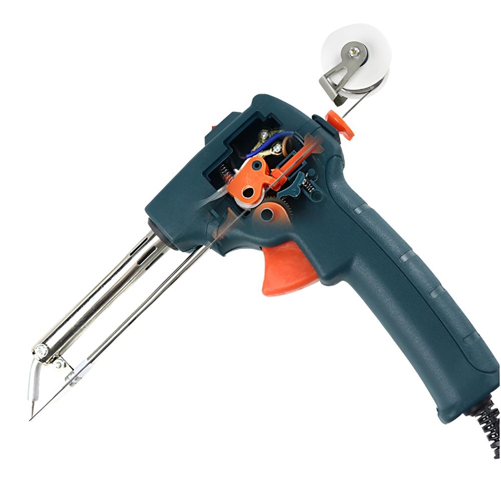 60 Вт Электрический паяльник Комплект Полуавтоматический Паяльник с Присоской для Сварки Инструменты 220 В Сварочный Ремонтный Инструмент Электрический паяльник