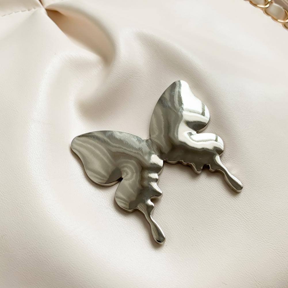 Сумка через плечо с бабочкой, модная сумка из искусственной кожи с регулируемым ремешком, модная сумка через плечо