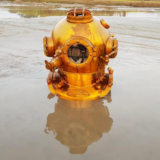45,72 см Шлем для подводного плавания Mark V Шлем для дайвинга с глубоким погружением Шлем для морских погружений