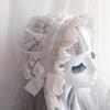Ретро Регулируемая Кружевная Шляпка-чепец Женская Мягкая Викторианский Стиль Деревенская Кепка Горничная Шляпы Лолита Девочка Аксессуары для Костюма Кружевная Шляпа