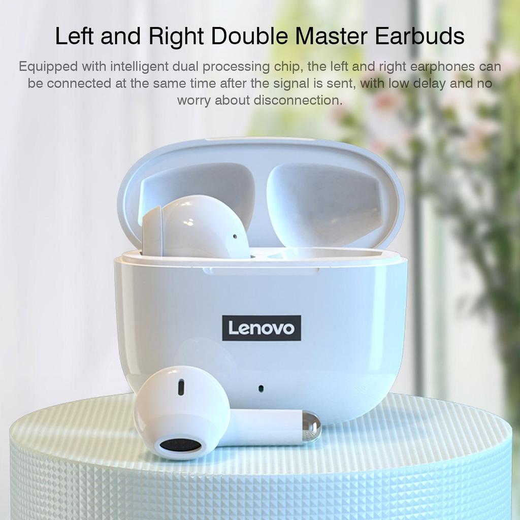 Lenovo LP40 Pro TWS Наушники Беспроводные Bluetooth 5.1 Спортивные наушники с шумоподавлением Сенсорное управление 250 мАч