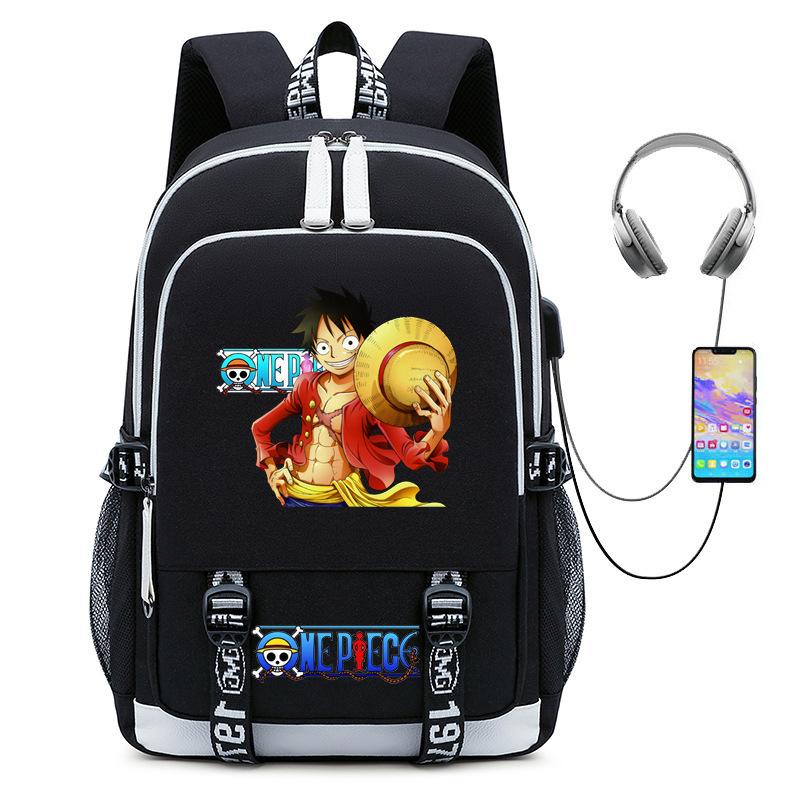 Рюкзак Riman ONE PIECE one piece, молодежный школьный рюкзак большой вместимости, USB-сумка для компьютера