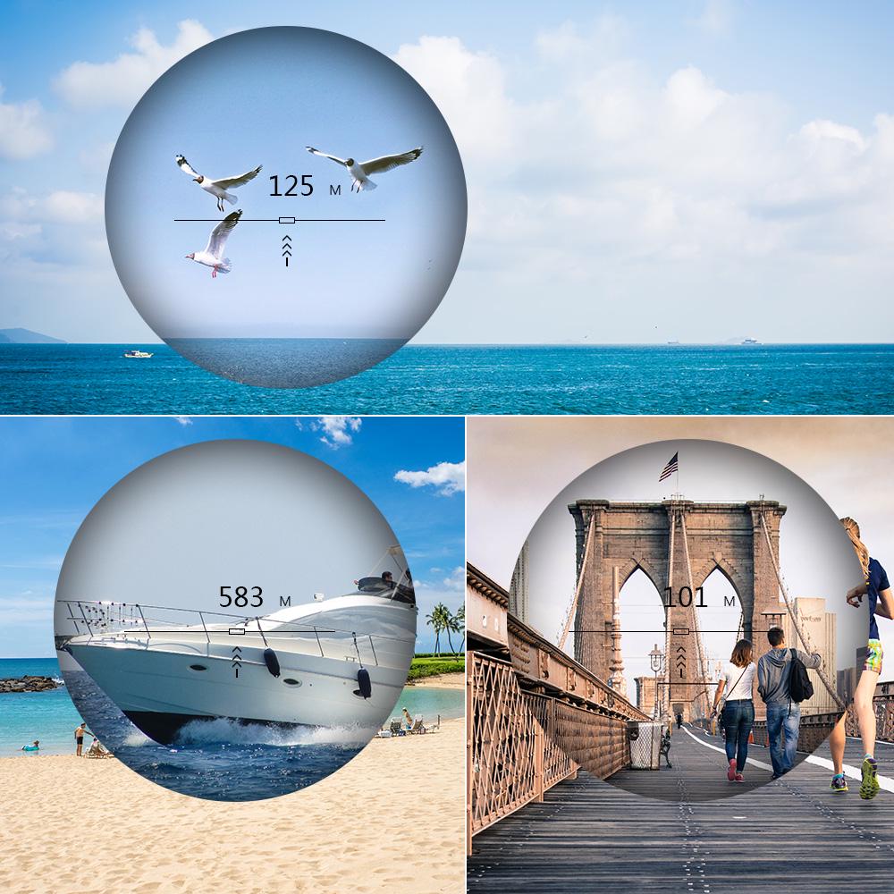 600M / 900M Golf Rangefinder Distance Meter Speed Tester Range Finder Digital Hunting Measurement Monocular Telescope