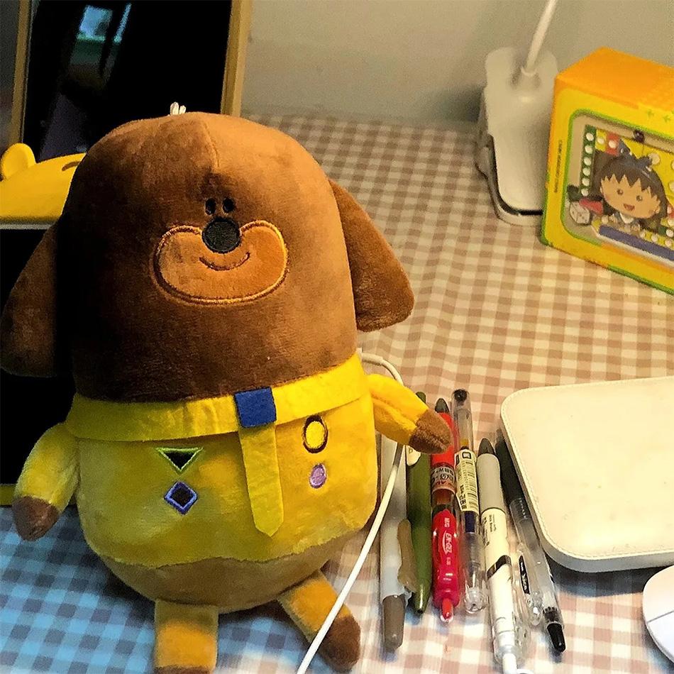 Новая 23см Мультяшная плюшевая игрушка Хей Дог Учитель Мягкая Милая Кукла Животное Друг для сна Рождественский подарок
