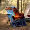 1pc Grizzy The Lemmings1 Theme Blanket - Digital Print, Polyester, Cozy for All Seasons, Perfect for Outdoor, Camping, and Travel