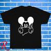 Новый!  DISOBEY VENDETTA MICKEY FUNNY COOL логотип Черный Серый Размер S-3XL Унисекс Футболка