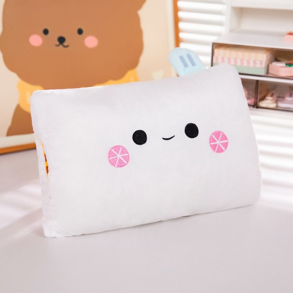 Подушка в форме животного, плюшевая, кавайная, милая, плюшевая игрушка, подарки, грелка для рук, кукла, детская варежка, игрушка